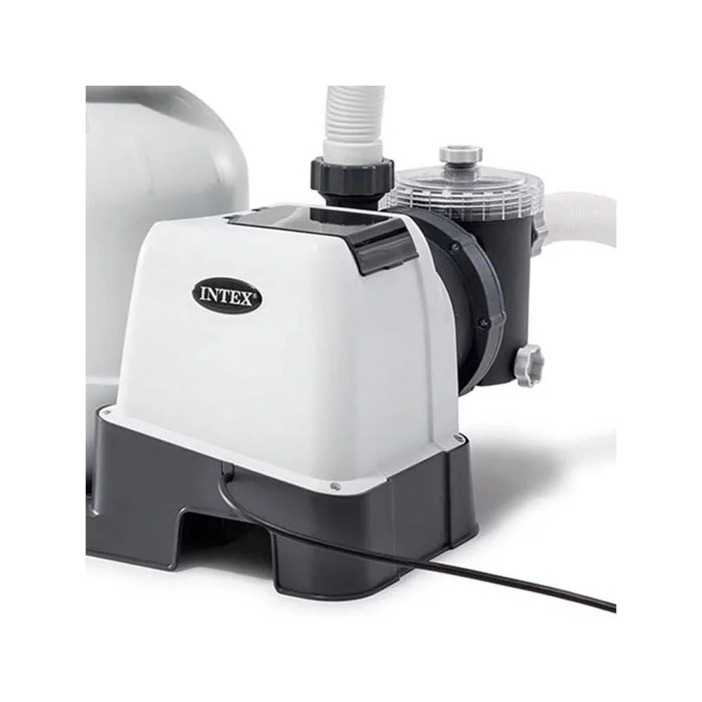w/Krystal Saltwater System Sand Intex Clear Filter 2100 Pump GPH Pool