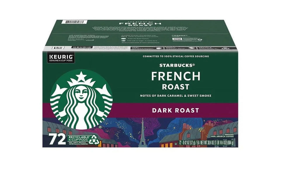 Starbucks K-Cup, Dark Roast 72-Count French