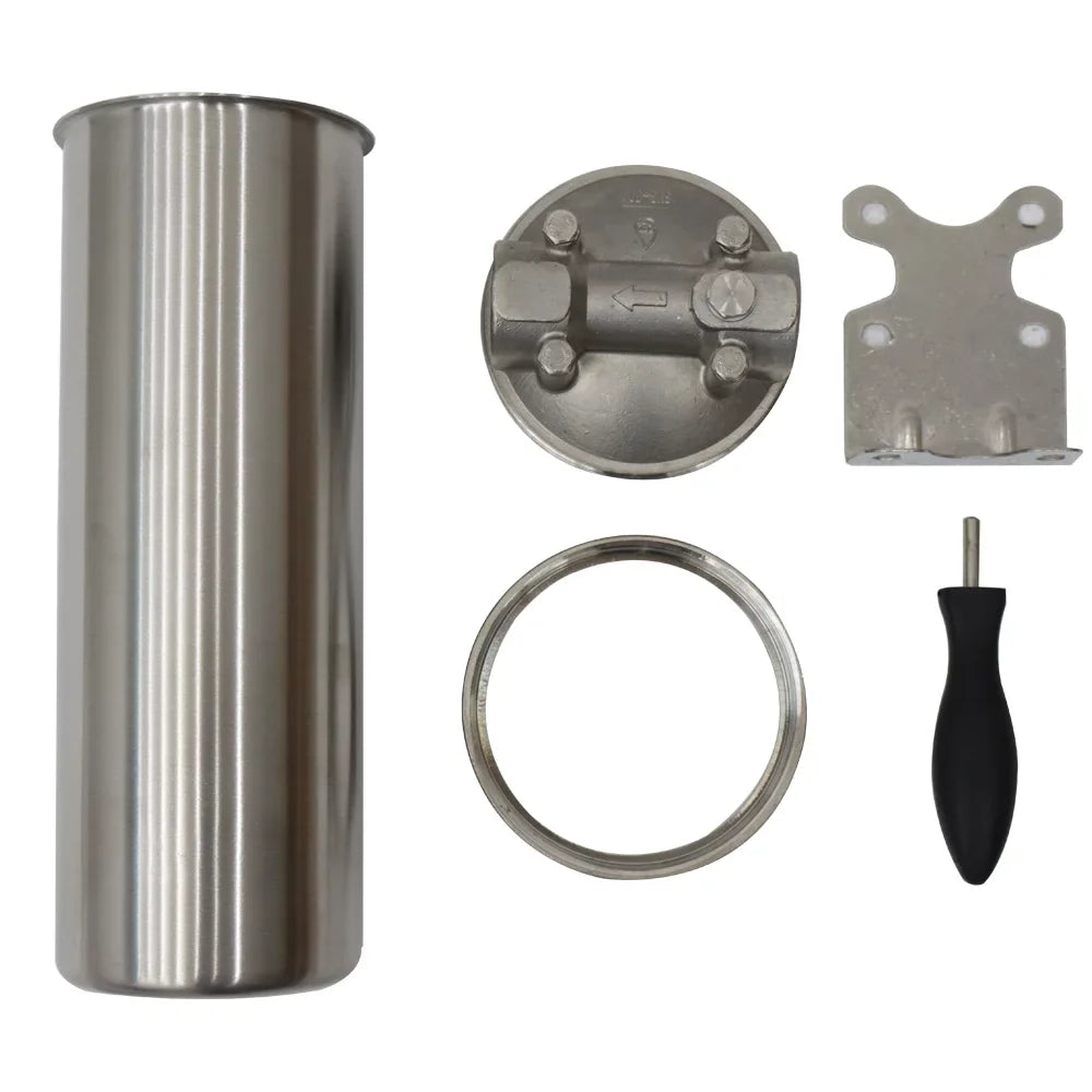 liquid Dirt Scale Wrench Heavy-duty Cartridges Filtering 3/4"NPT for Housing Filter with Bracket 10"L Pin Particles Rust PreAsion