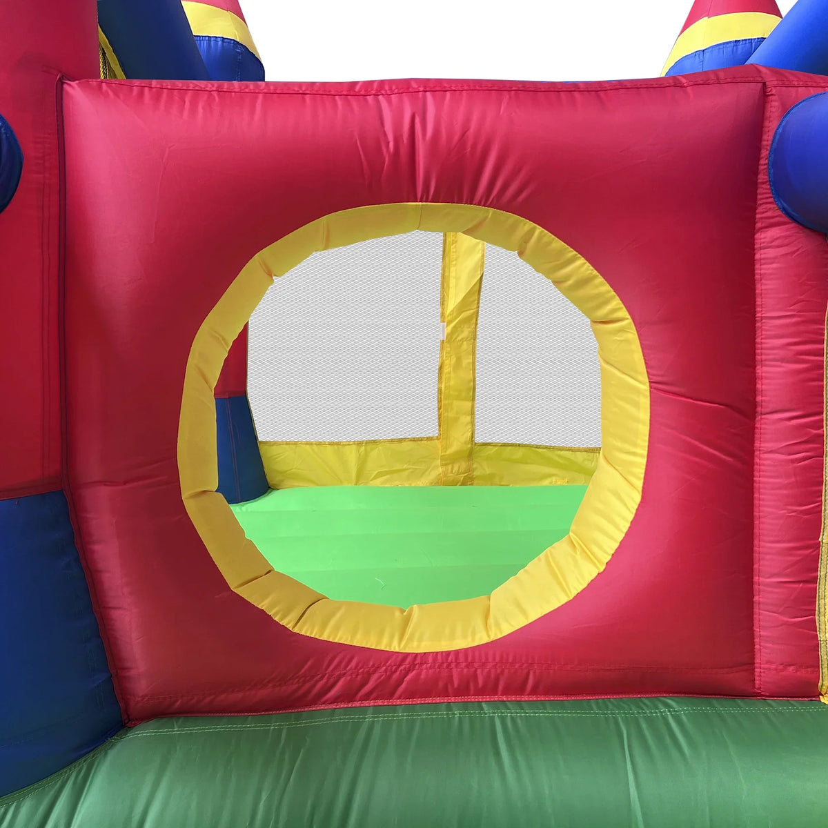 House for with Bouncer Kids Bounce 9 - Inflatable Blower Castle Cloud