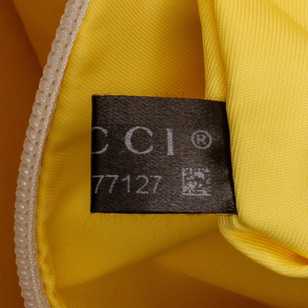 Yellow Belt (New Bag Defects) Unisex For Pre-Owned Love Fabric Authenticated with Nylon Blind