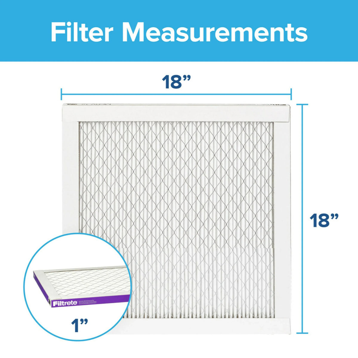 12, 1 Filter, Virus, and MPR 18x18x1 Air Bacteria MERV Allergen, Filtrete 1500 Filter
