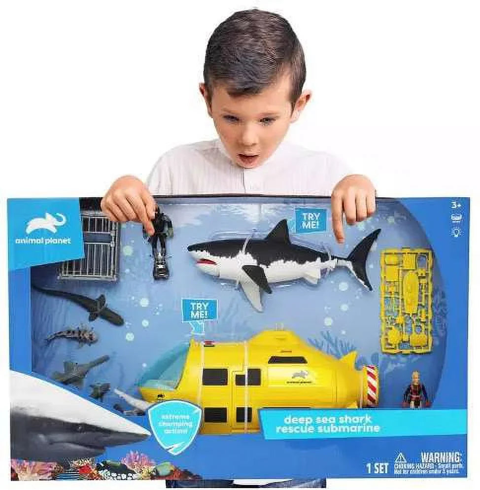 Planet Rescue Playset Submarine Sea Shark Deep Animal