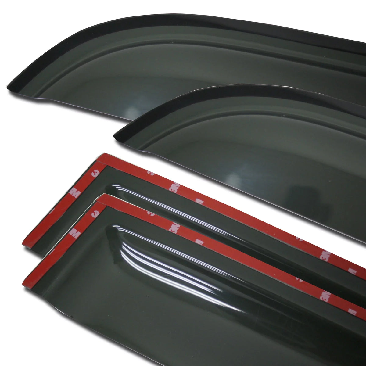 4 Pcs Visor WV2M-522 2008-2011 Outback For 2.0mm Mount Deflector Window Set Subaru Sport Outside TuningPros