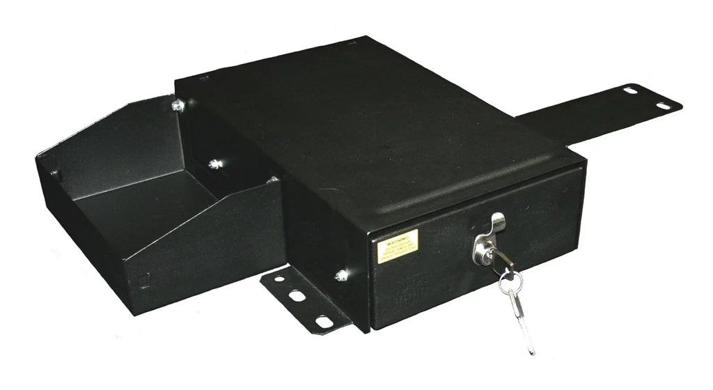 Black; - Drawer Passenger Side; Under Seat Security 256-01 1966-1977 Products Tuffy Bronco