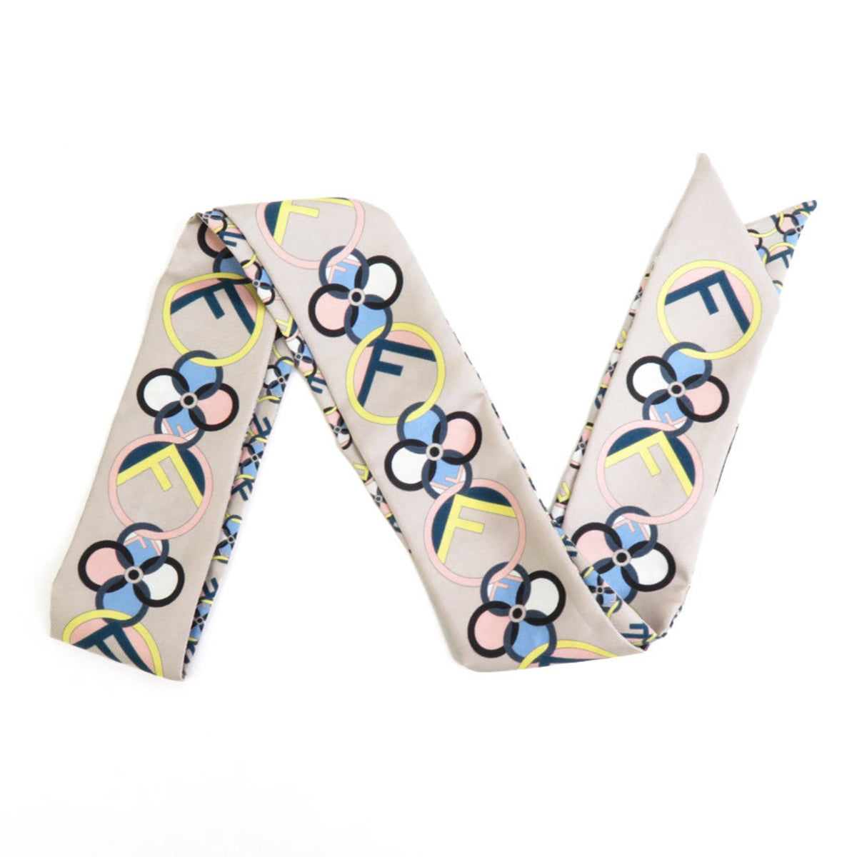 FENDI Scarf Multicolor Women's Pre-Owned Silk e58552f (Good) Muffler