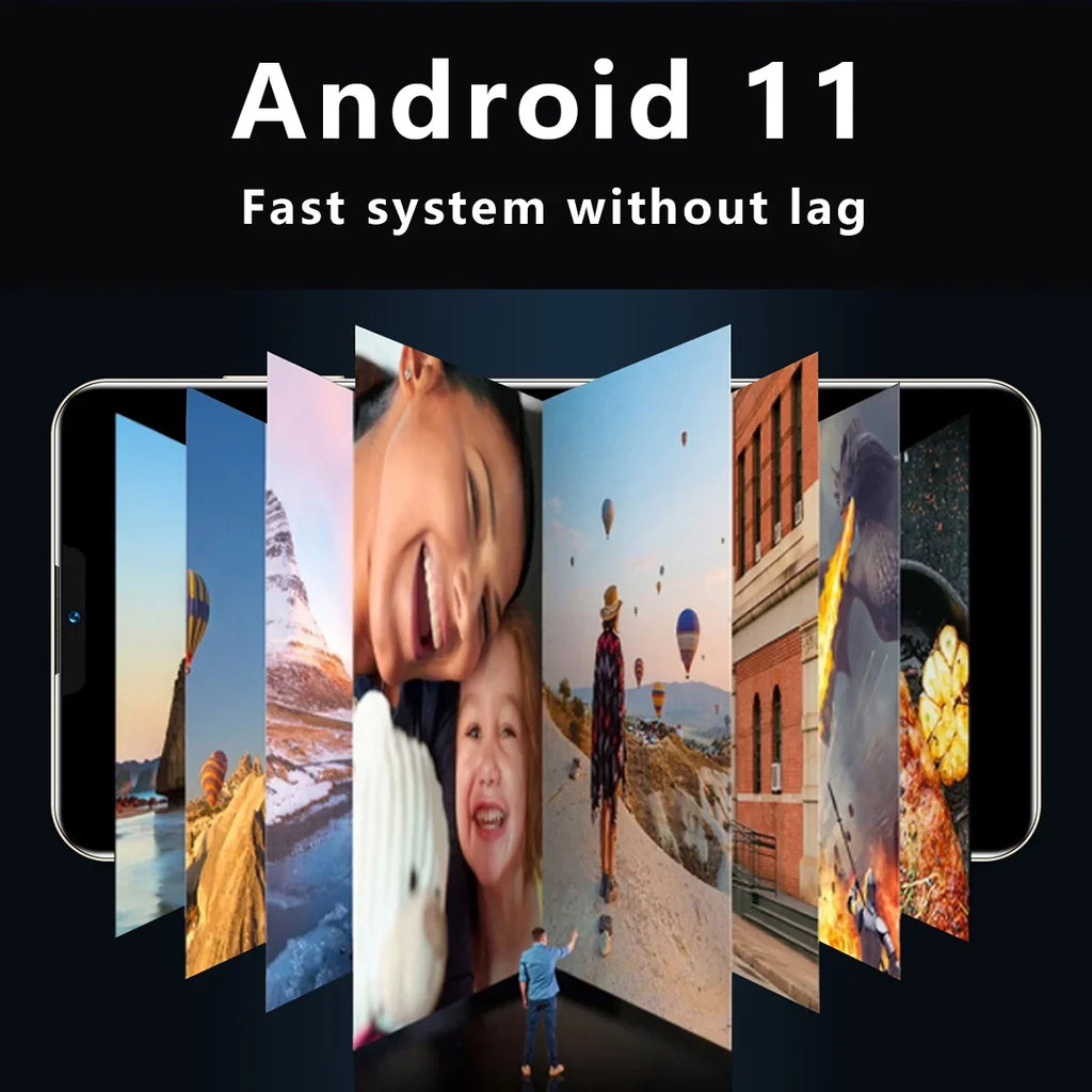 IP13 unlock Blue face dual phone HD+ smartphone SIM Max Ram1Gb+Rom4Gb Pro 3G 2800mAh Android 6.1-inch