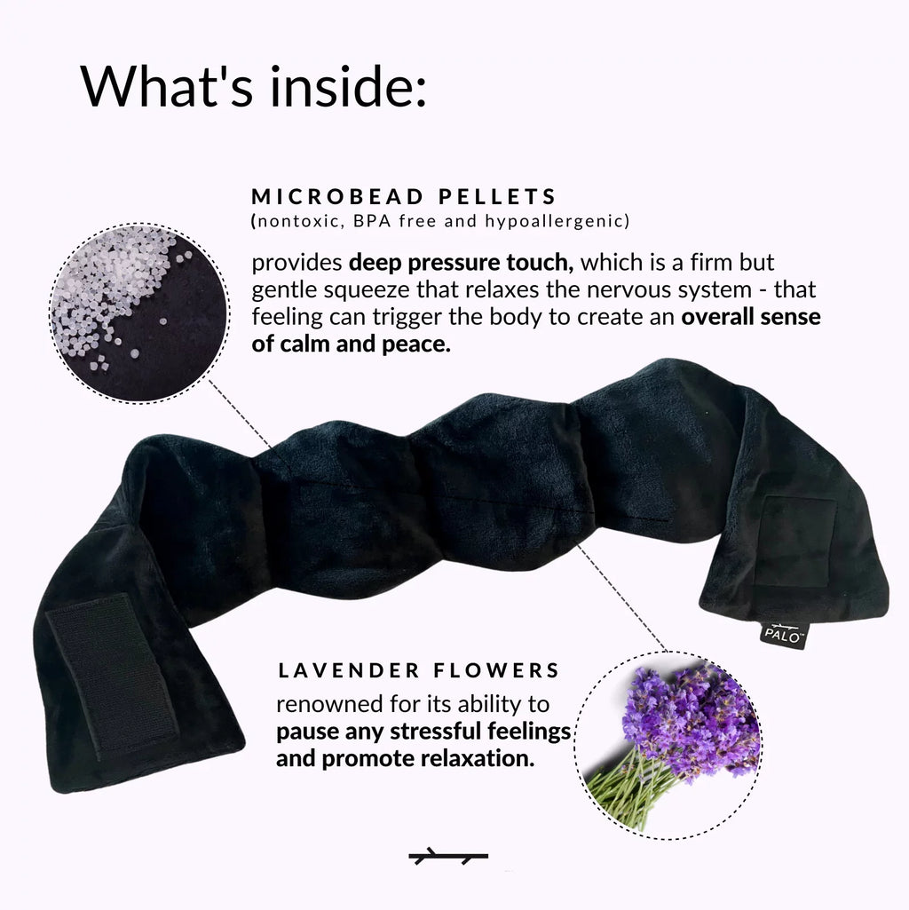 to Eye Lavender Face for Black Sleep and Light Deep Heavy Blocks Relief, Pressure Migraine with Mask Pain Filled Weighted BPA Prepare Help Bead Puffy and Eyes, Stimulation