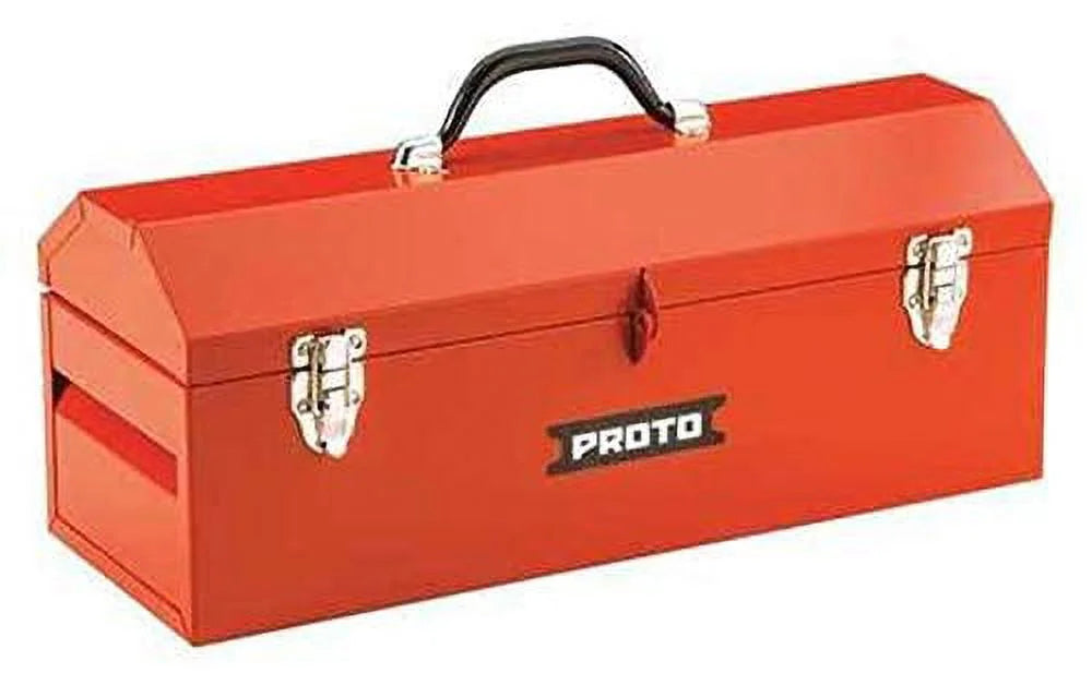 Steel, PROTO Powder Safety Tool Coated, Box, Red J9971R 7"H 19"W Portable