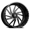 FORGED WHEEL BLACK -76ET 106.1CB LHD 6X139.7 HORNET 1 GLOSS 26X14 HD MILLED PRO LUXXX