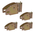 Bracket in Socket Rail Wood Fitting Shelf 2x4 E & Wood Truck, Hinge Trailer, Van for - Brackets Beam & Rotating 2x6 (4 Cargo, Pack) w/ E-Track Beams Track Enclosed E-Track Accessories - System