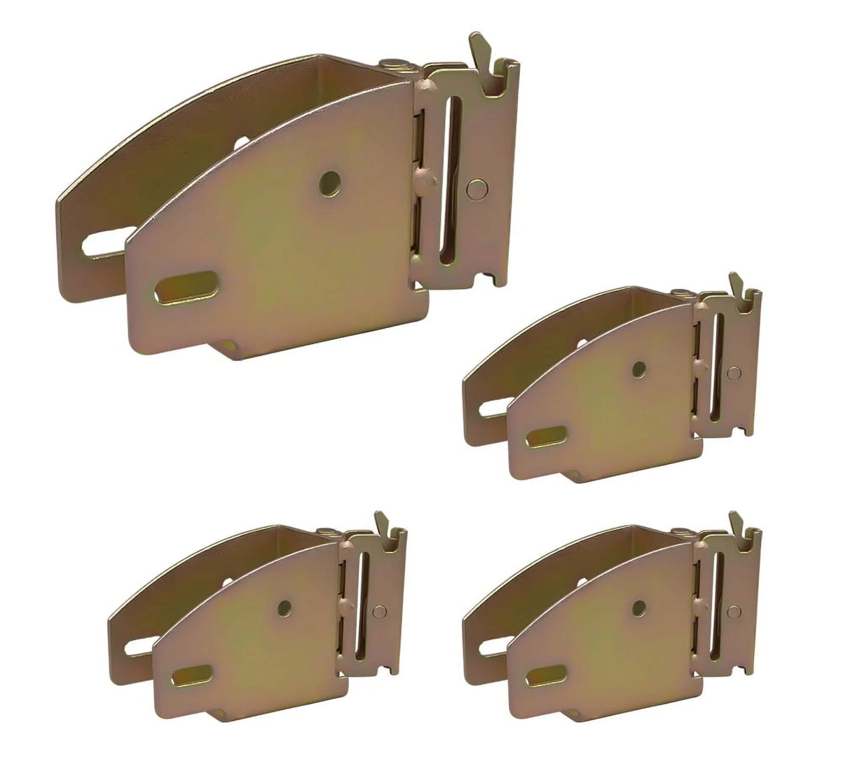 Bracket in Socket Rail Wood Fitting Shelf 2x4 E & Wood Truck, Hinge Trailer, Van for - Brackets Beam & Rotating 2x6 (4 Cargo, Pack) w/ E-Track Beams Track Enclosed E-Track Accessories - System