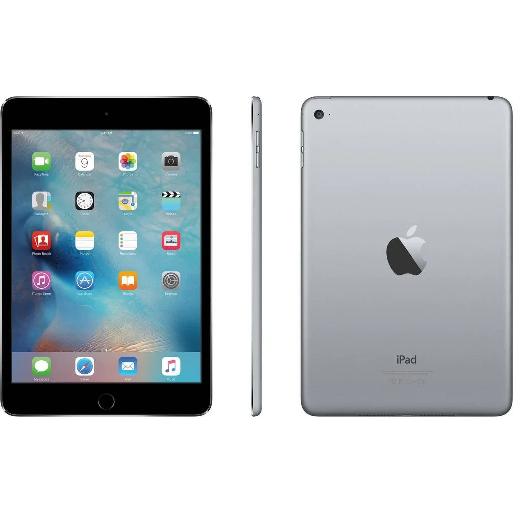 '- Storage 64GB Mini 4th RAM 2GB Restored Gen Wifi+Cellular A8 Dual-Core - Pre-Owned 7.9" Ipad