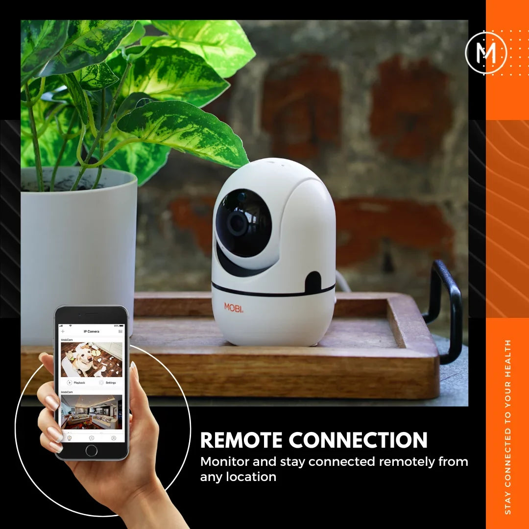 Door/Window Home Emergency With Wireless Smart and 2 iOS Connect Comes Sensor, 1 Camera Alert MOBI Life Buttons, Whole Hub, 2 Compatible Kit Premium HDX Android Safety With – SOS 1