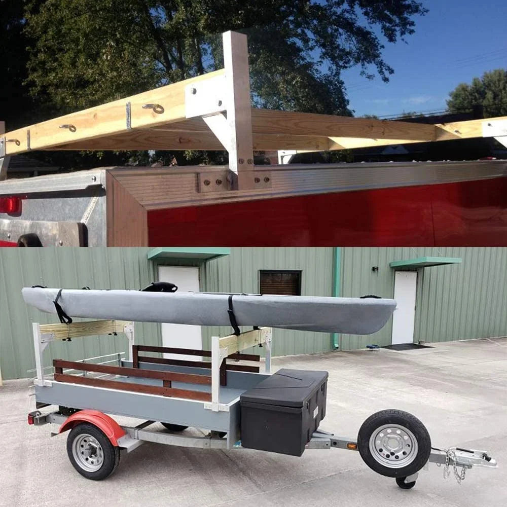 Vans Kit Kojem Enclosed Cargo for Trailers Bracket Rack Roof Ladder Adjustable