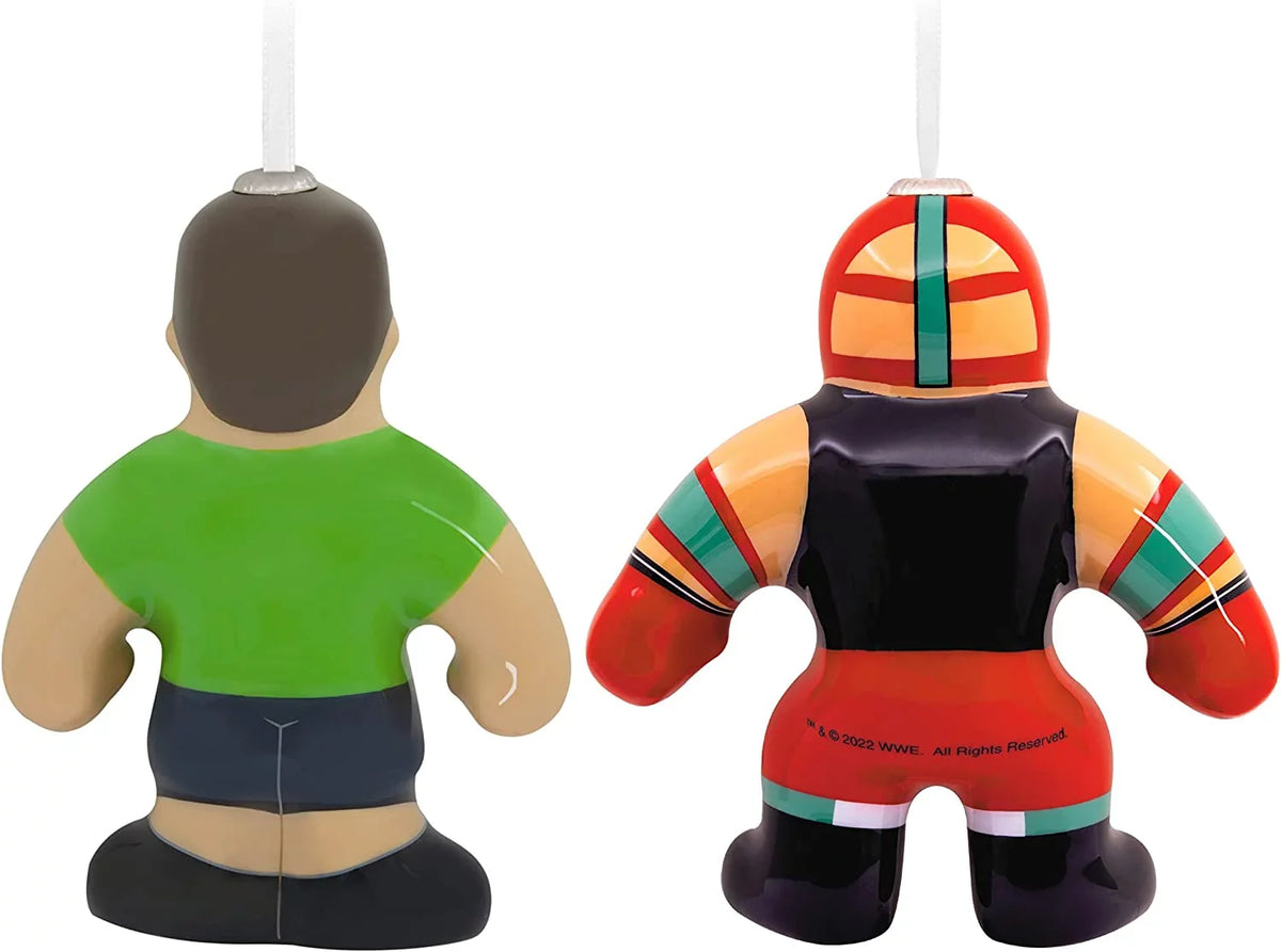 (WWE and Ornaments Set of Mysterio John Rey Cena Hallmark Decoupage), 2