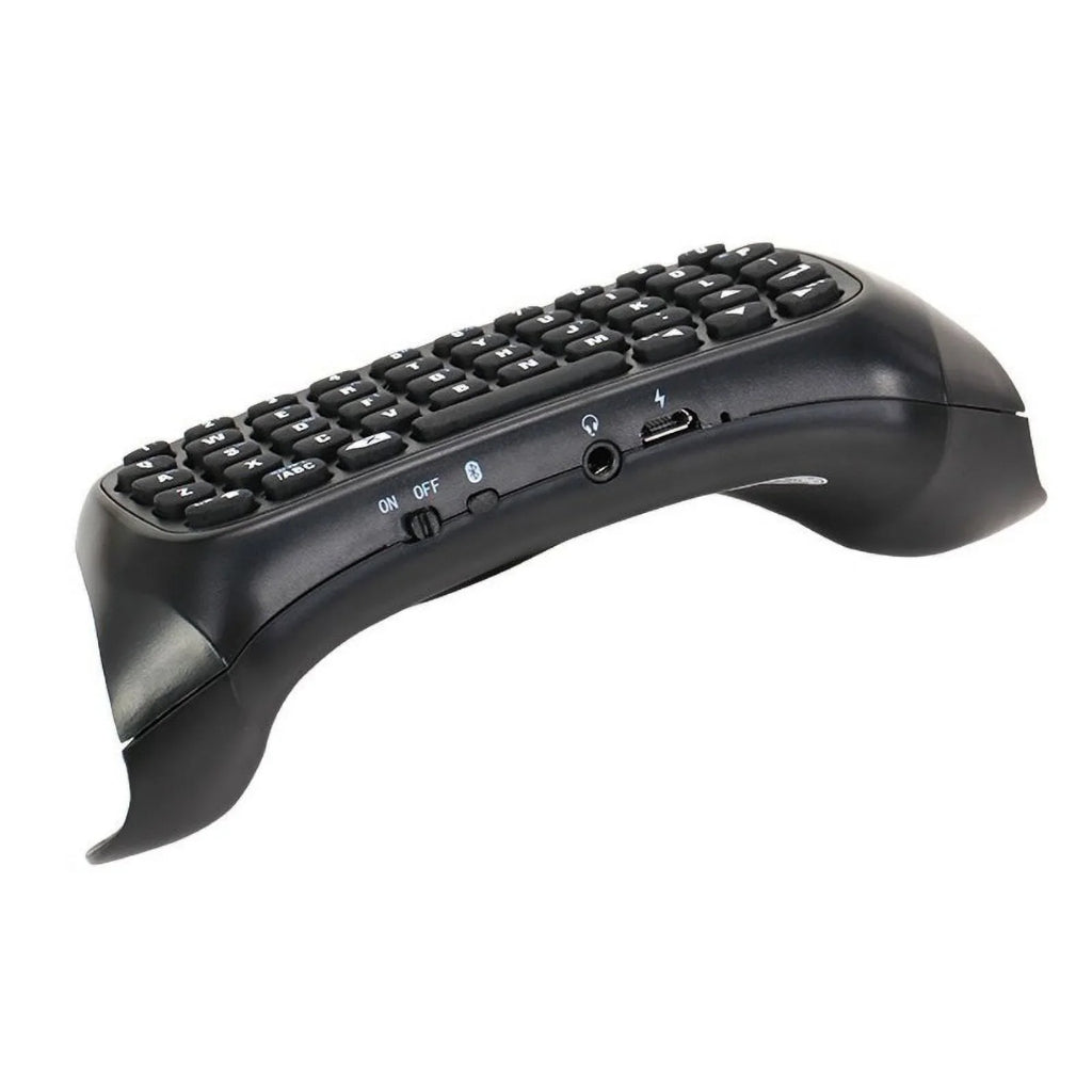 Gaming Keyboard Gamepad Black Wireless Keypad Chatpad Adapter with Joystick Compatible Controller Bluetooth Text Mini Messager -