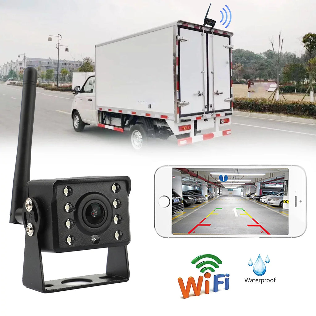 For CCTV Rear RV Wireless WiFi Android Backup Trailer iOS Camera Truck Car View