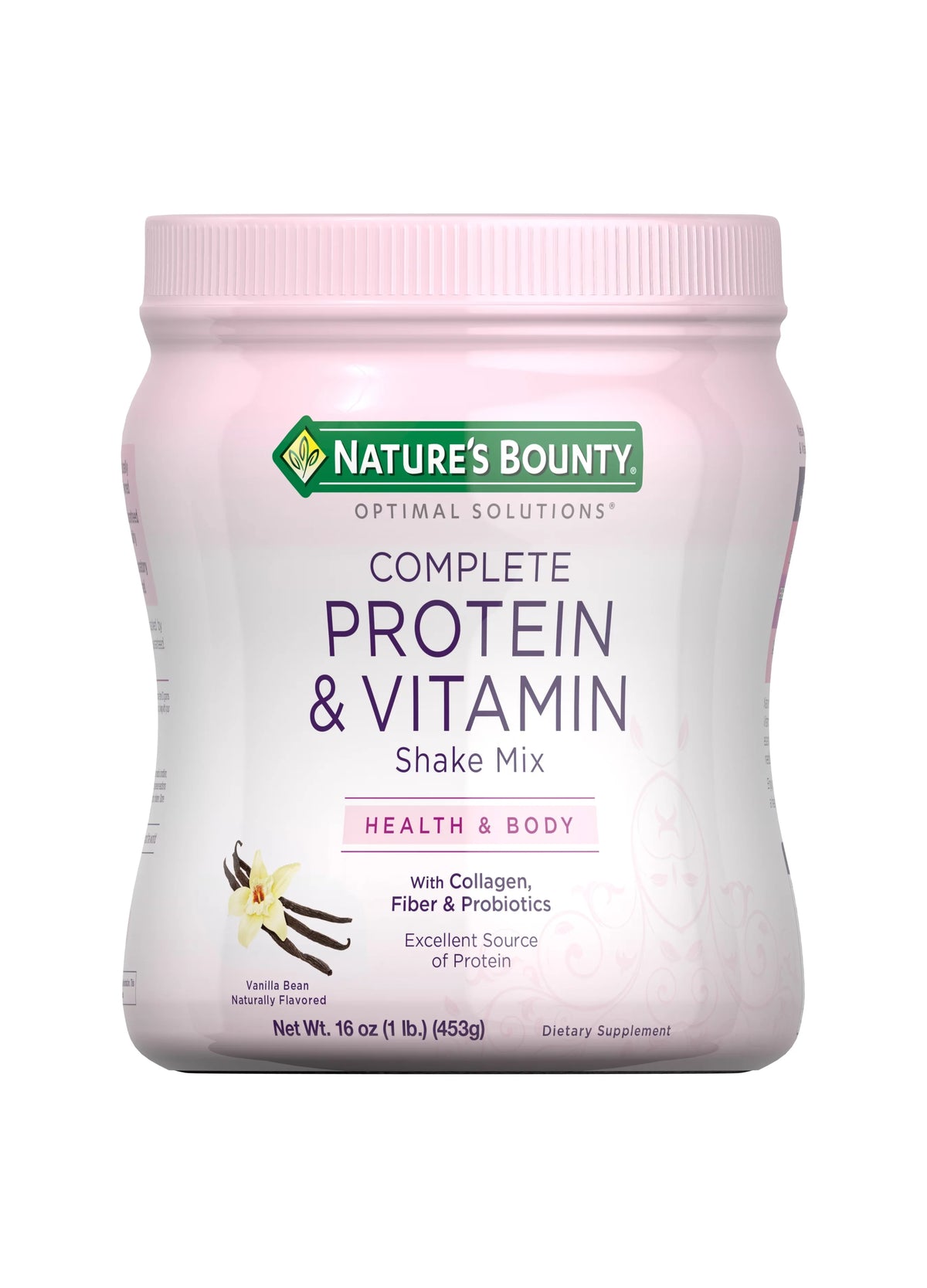 Lb Solutions 1 Nature's Powder Vanilla, Collagen, With Bounty Protein Optimal