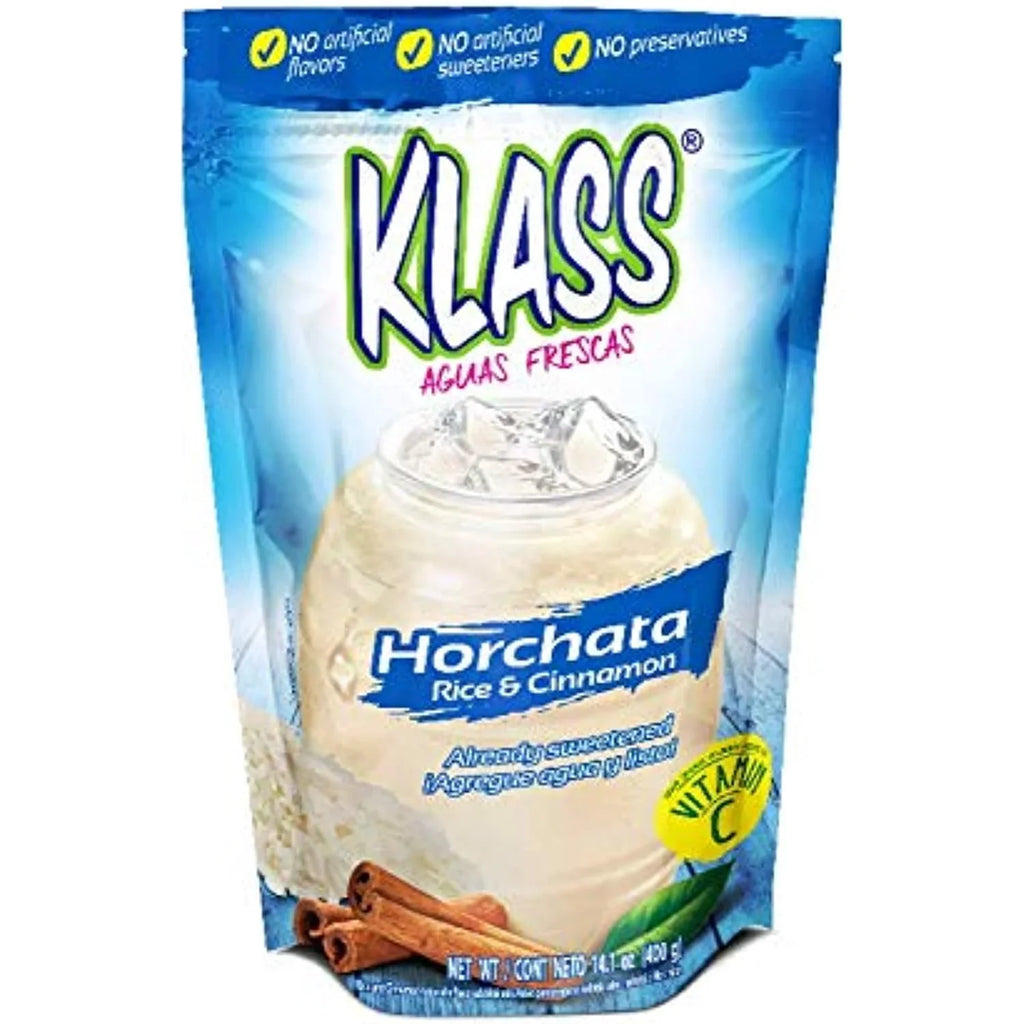 Aguas Sweetened (6) Frescas Mix, Oz Klass And 14.1 Rice Instant Drink Cinnamon Horchata