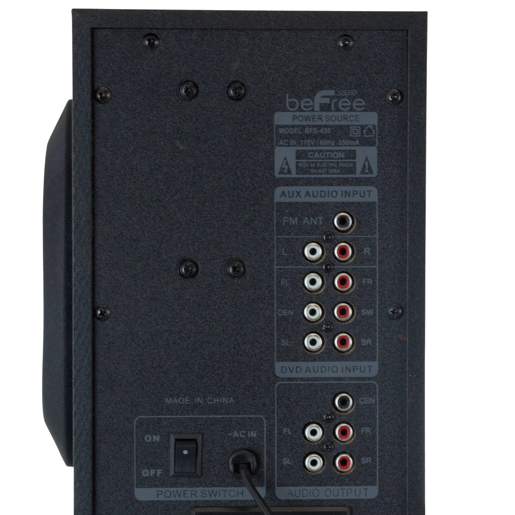 5.1 Speaker Remote Sound Surround beFree Sound CA Bluetooth System w/