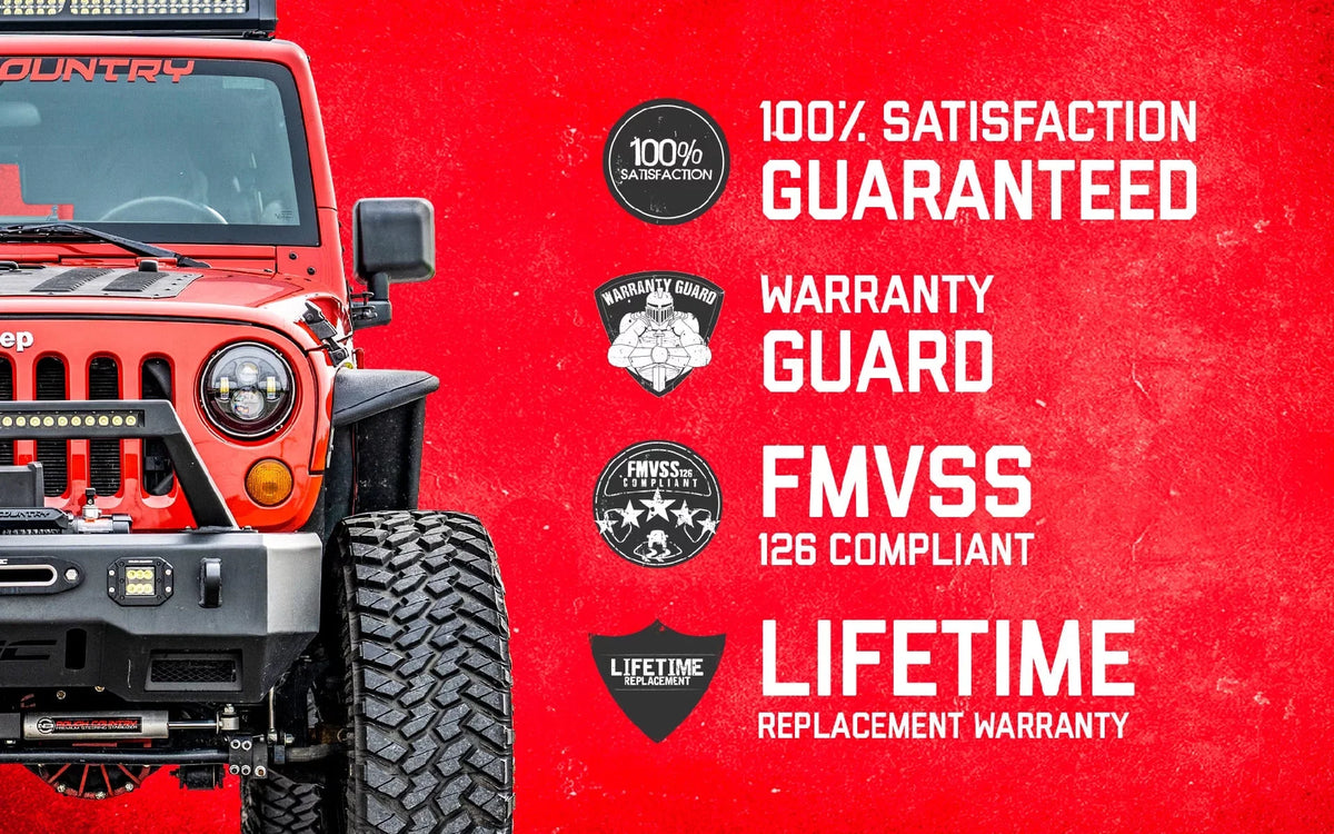 XJ Shocks w/V2 Cherokee Kit Lift - Jeep 1984-2001 630X70 Country for Rough 3"