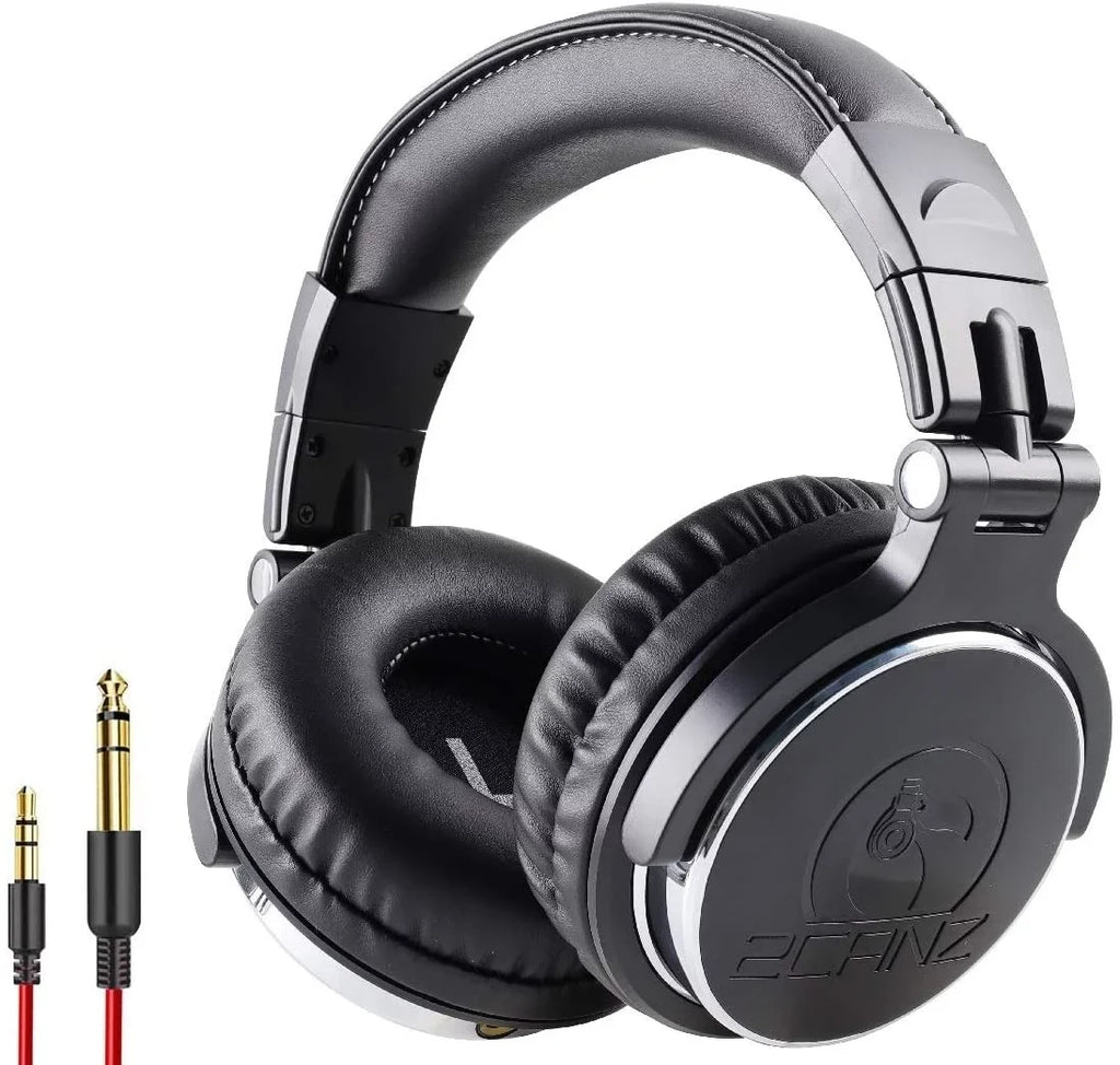 Black, 2ONE Over-Ear 2CANZ Professional Headphones, DJ