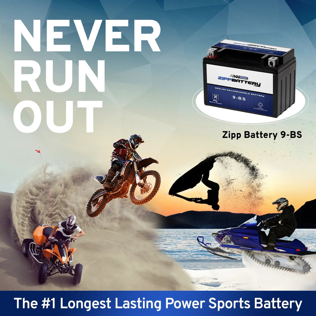 for CCA) 120 Battery 2000 Ktm Volt,8 Battery Ah, (9-BS Adventurer 12 Zipp Motorcycle Duke YTX9-BS 640cc