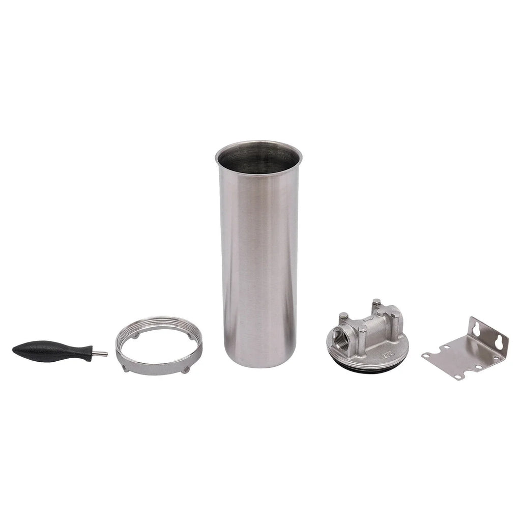 304 10" Stainless For Filter Housing 3/4" Cartridges Duty Steel Heavy Npt liquid