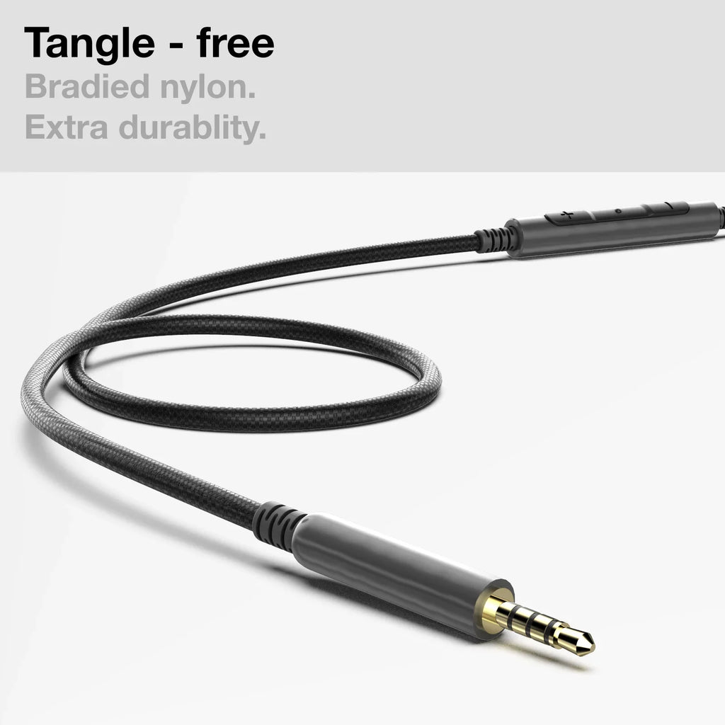 Thore QC35 Aux Replacement Mic Noise Cable - Cable / Canceling USB 2.5mm Audio / QC25 Remote/ Volume 700 Type Headphones C with Connector w/ Control