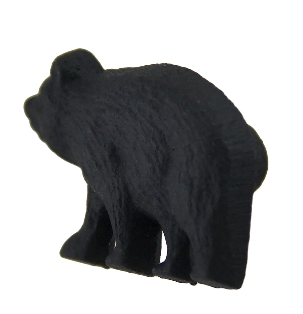 Forest Set Knob Cast Black of Iron Bear Drawer Cabinet Pull Zeckos 12