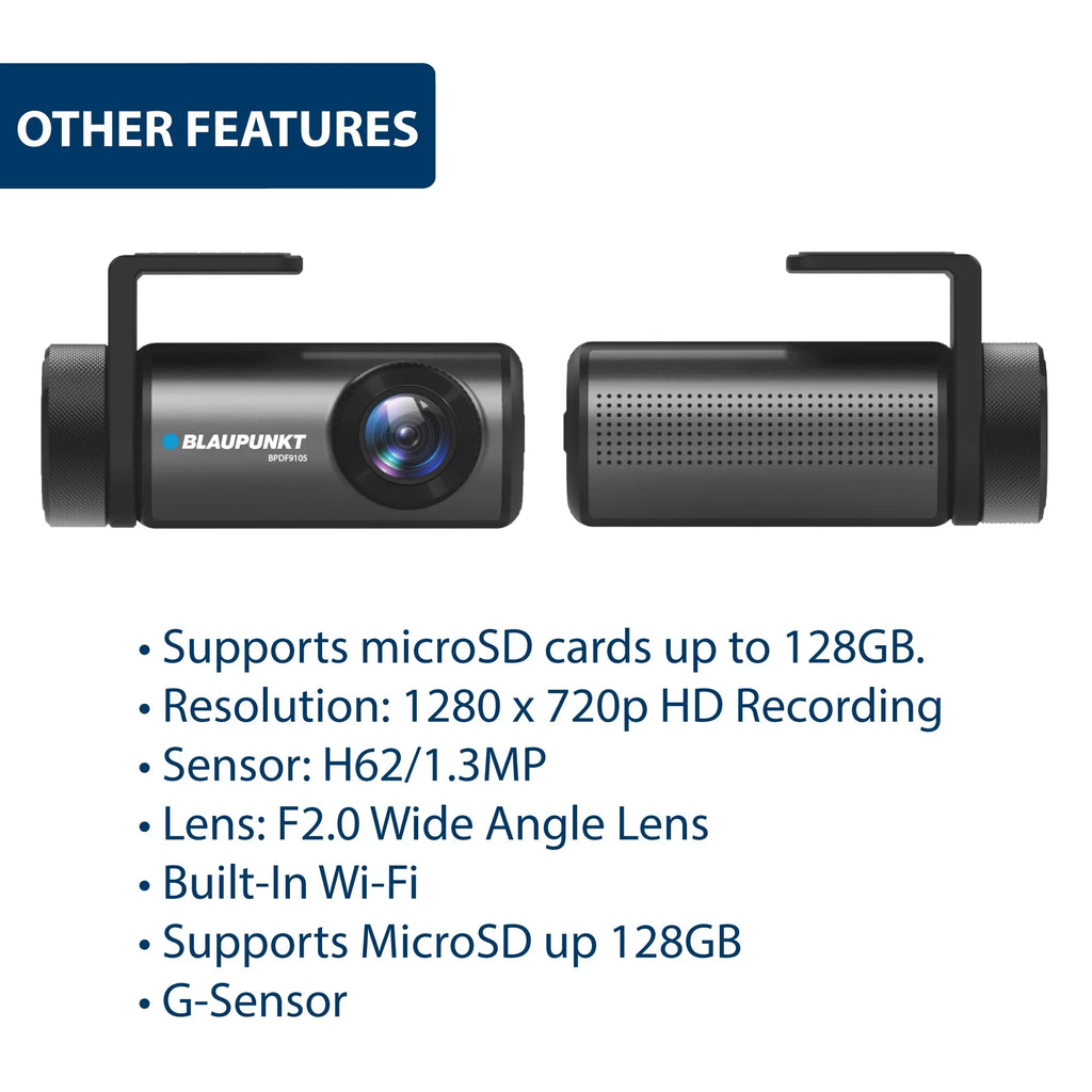 Wi-Fi Dash Android for iOS and Camera (BPDF9105) Blaupunkt DVR
