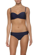 Fold-Over dimension Swimwear Hipster Bottoms Navy Medium Helen Jon Women's