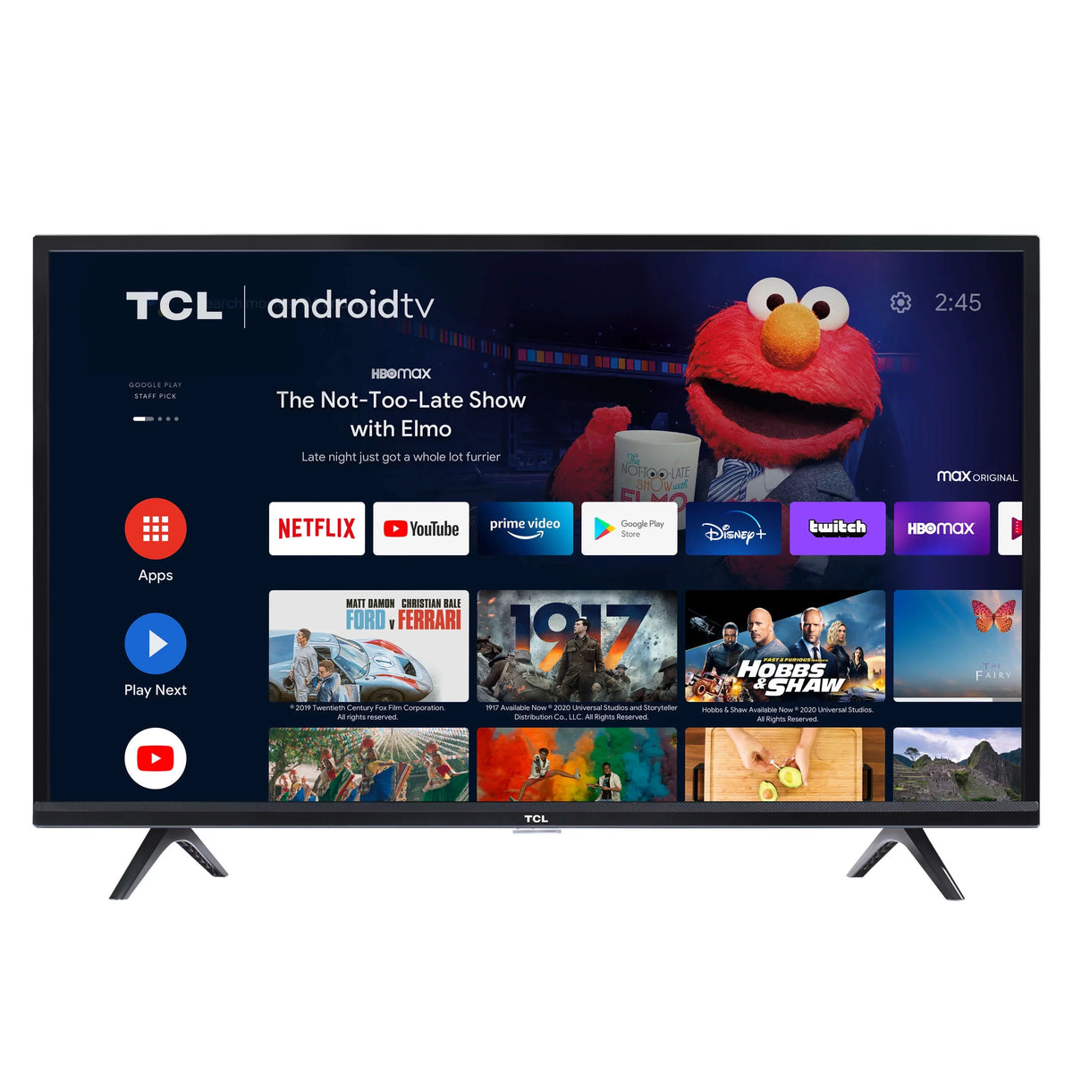 FHD Android TCL Smart TV Restored Class (1080p) LED 3-Series (Refurbished) 40" 40S334