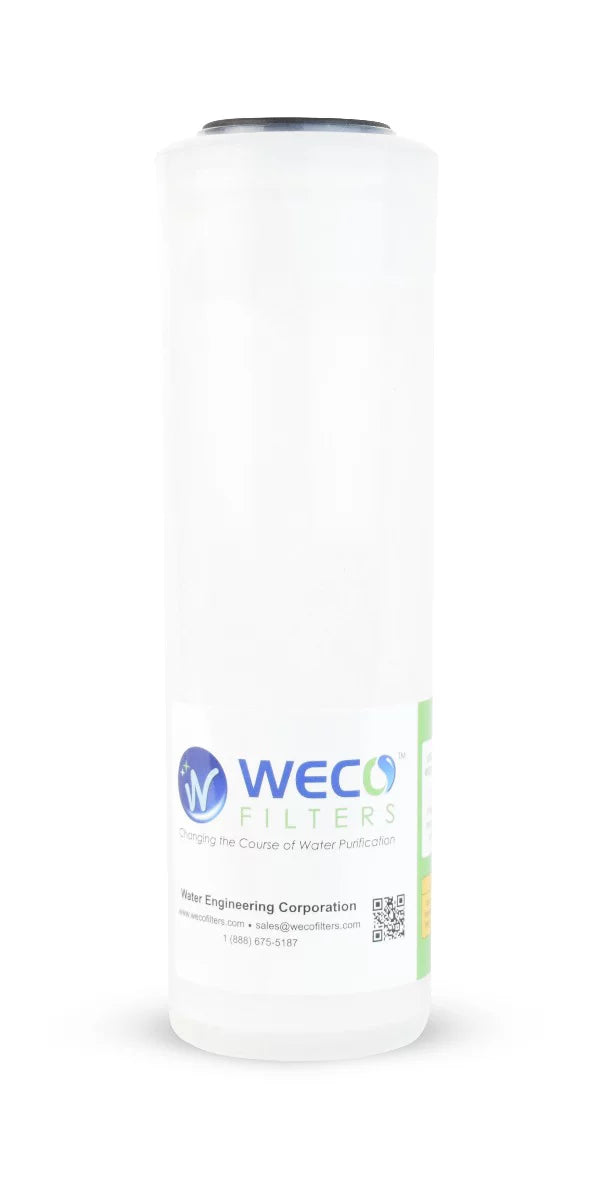 Blend Carbonate & Calcium 2 GAC for Cartridge & Custom Filter Chlorine 10" ½ GAC-CALC-1025 " x Neutralization WECO