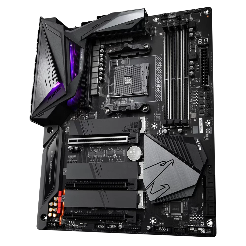 Motherboard Direct B550 AMD Digital GIGABYTE VRM AORUS with Phases 16