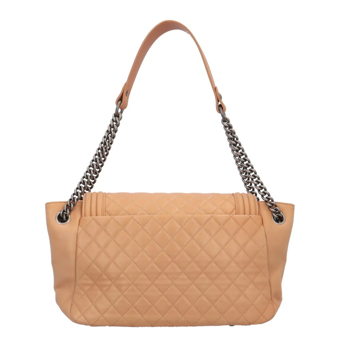 Ladies Leather (Good) Pre-Owned Shoulder Beige Boy BRB10010000013292 Chain Bag