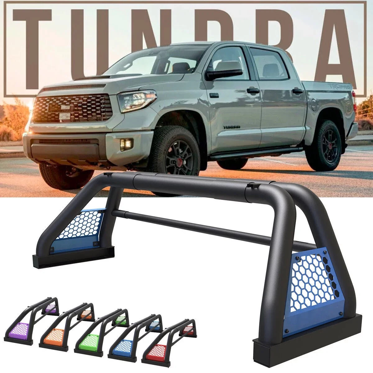 Sport 2000-2021 For Tundra Bar Toyota Chase Bed Roll Bar Adjustable Rack Truck