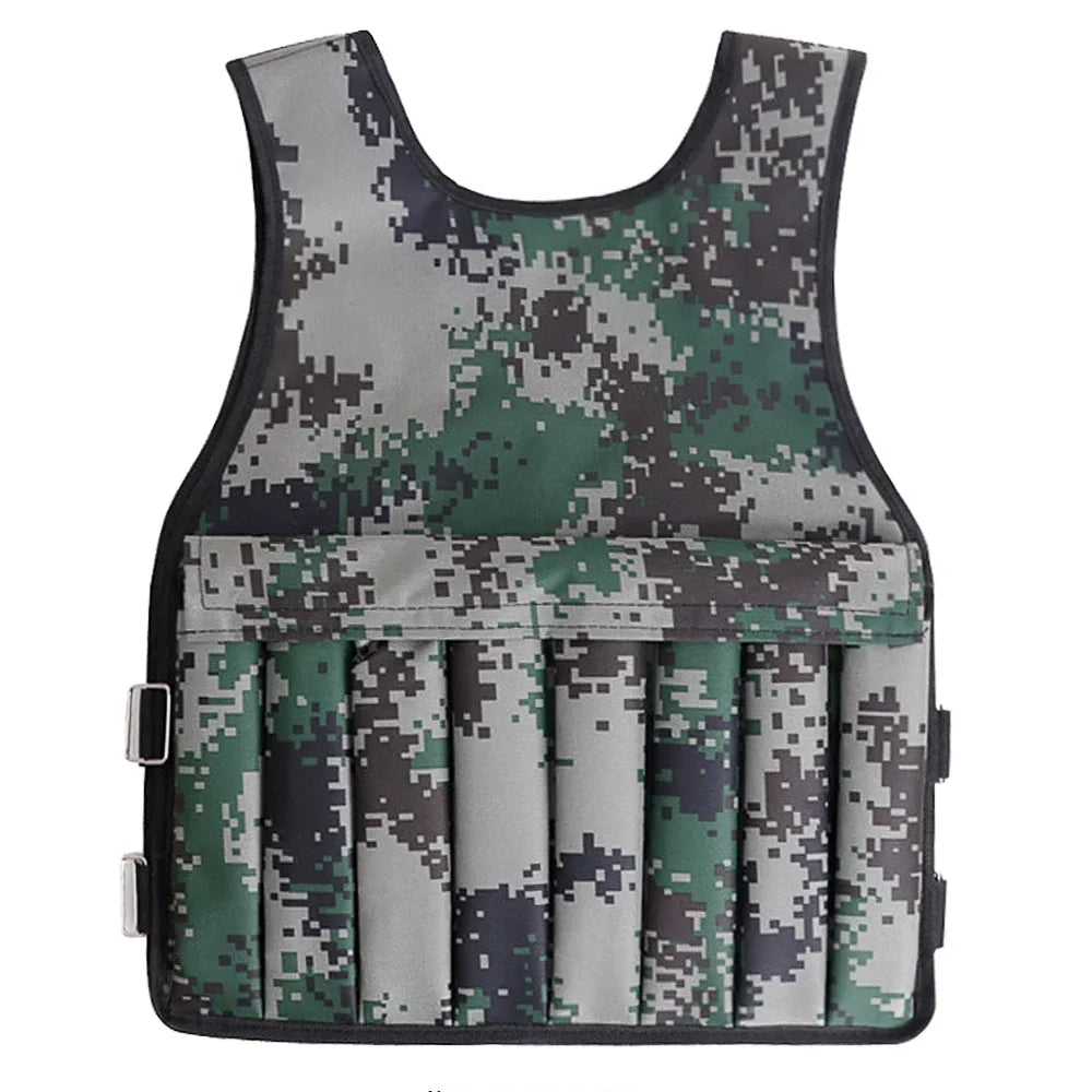 Fit, Premium Vest, Workout for Muscle Building, Perfect Tomshoo Weighted Camouflage Oxford Adjustable fabric,