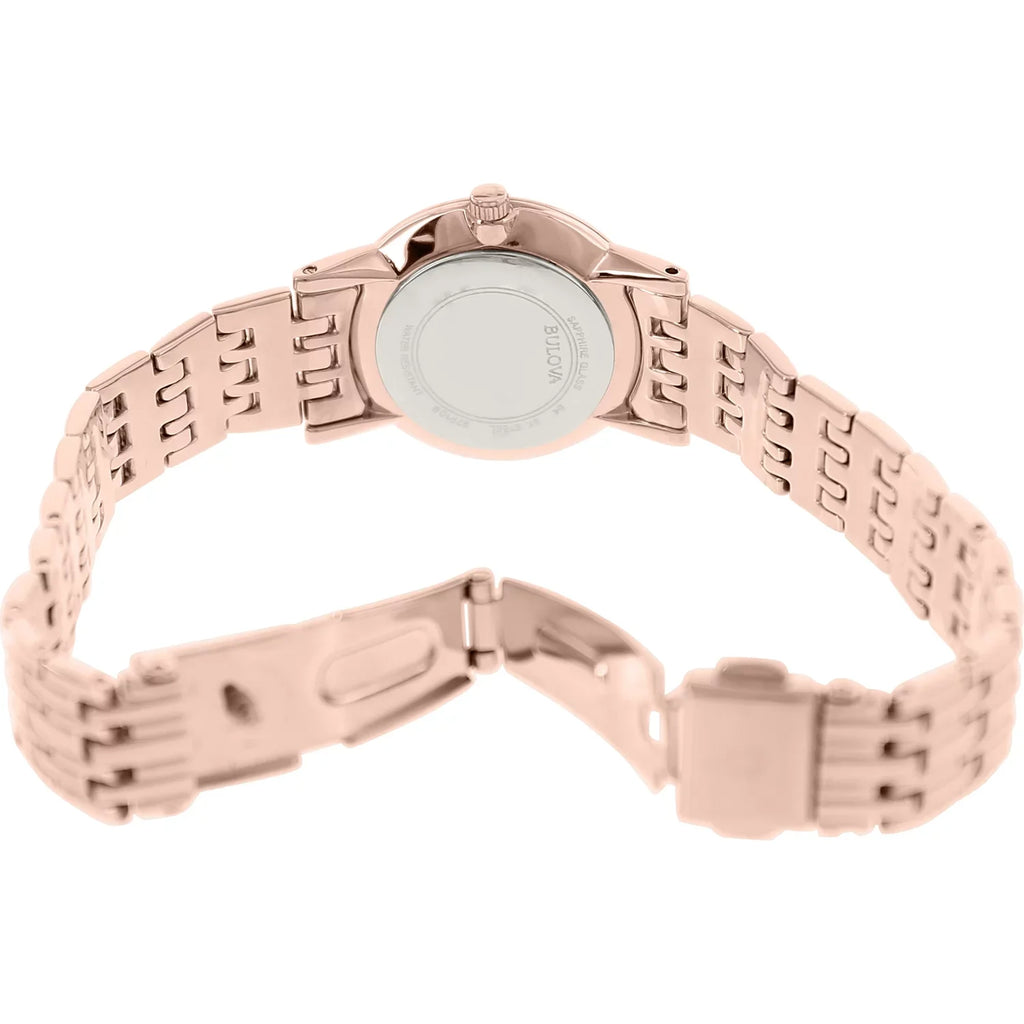 Gallery Women's 97P106 Gold Diamond Quartz Watch Stainless-Steel