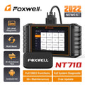 NT710 30+ Code Full Wireless Automotive Car Automotive Diagnostic Scanner Tool Control Foxwell Scanner Auto Scanner Analyzer Scan Reader Bi-Directional Service Scanner Reset OBD2 Automotive System