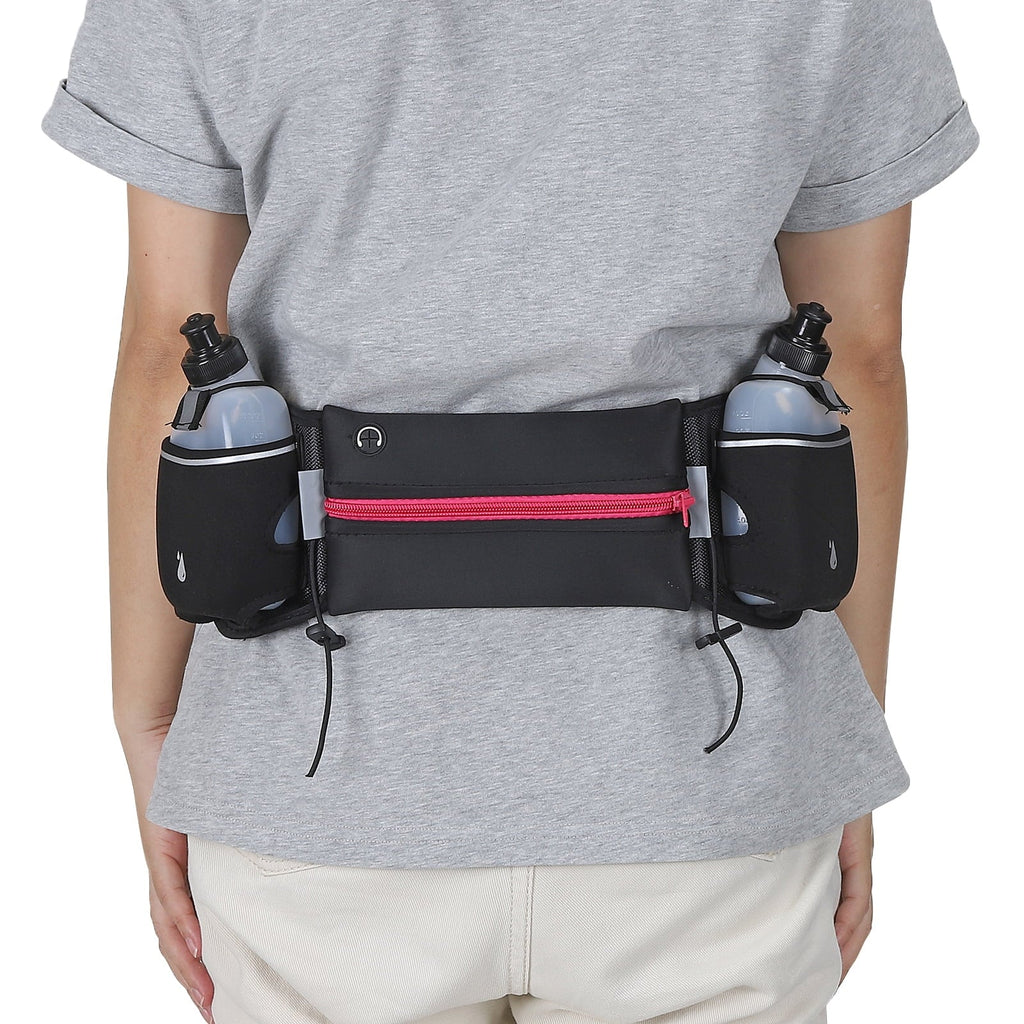 Uxcell liquid Belt, Running with Bottles, Belt Running Pack Green Pouch Waist Hydration