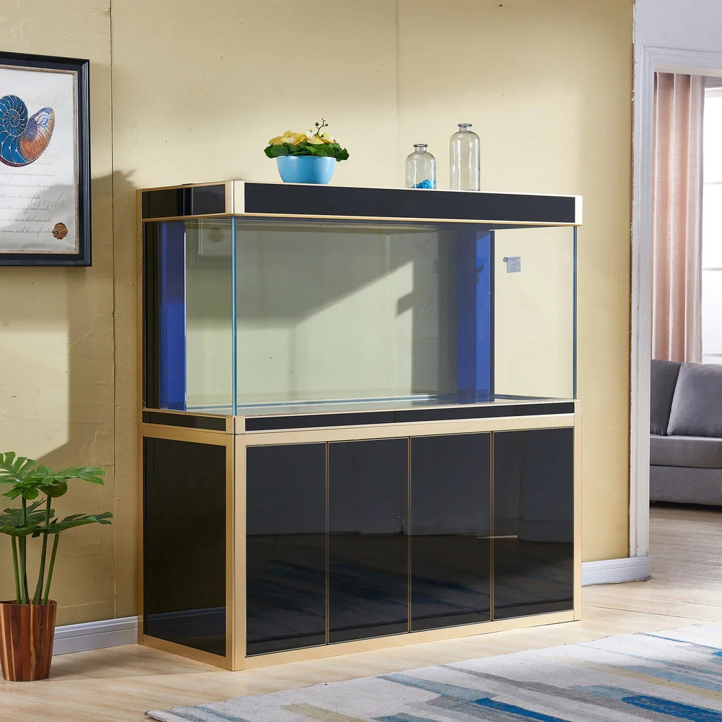 Dream Tempered Gallon 250 and Glass Black Gold Aquarium All-in-one Aqua