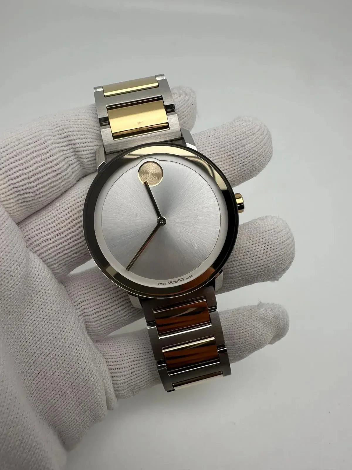 (Good) Watch Men Pre-owned Evolution 3600887 Quartz BOLD Movado PVD