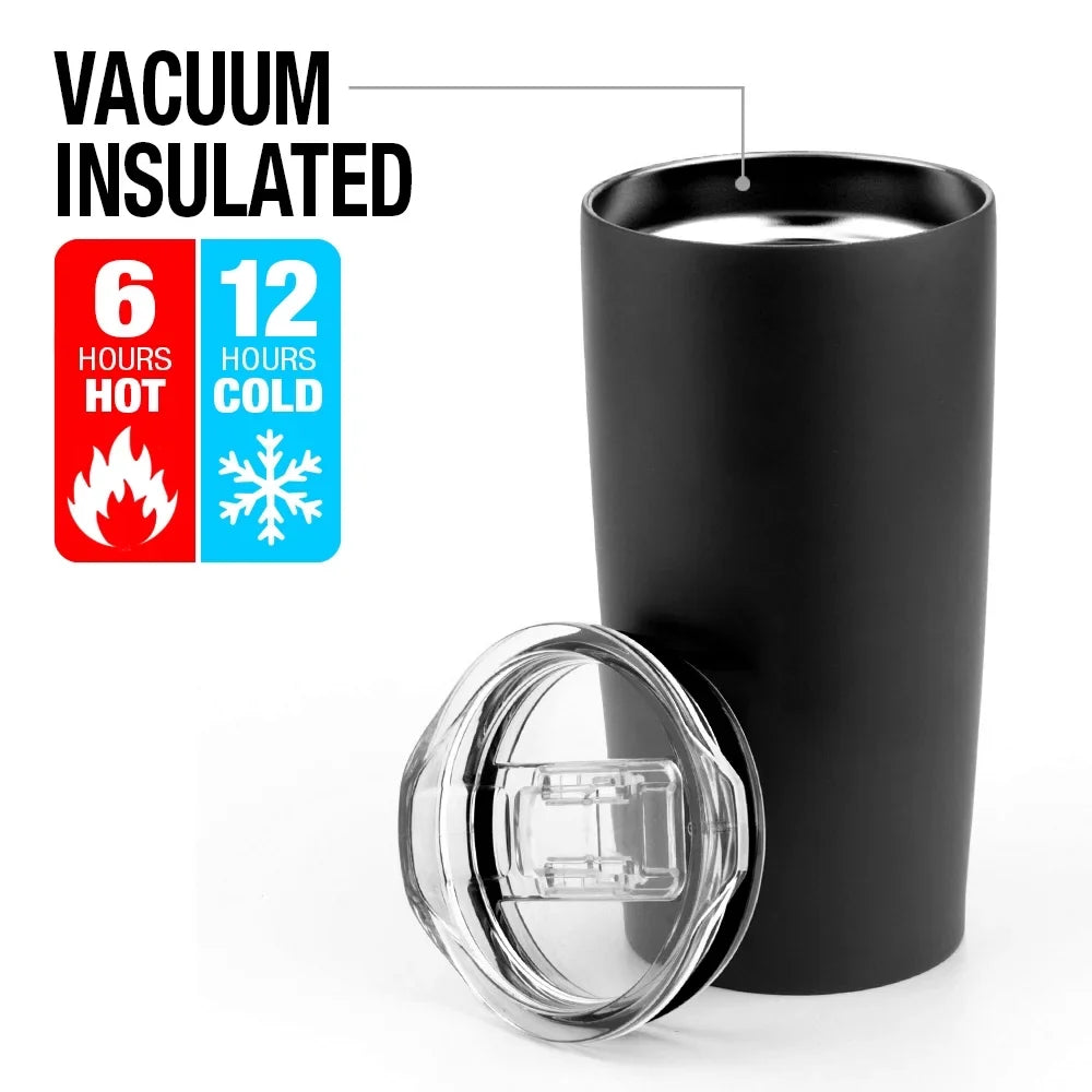 20 with The Double Insulated Cold Stainless Steel Hobbit/Bolg Tumbler Beverages & Sliding oz Wall for Leakproof Coffee Hot Mug/Cup, Great Lid Drinks and Vacuum Travel |