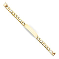 Bracelets Women for 14KY Weight for Link ID 14k Chain Yellow Jewelry Gold | - Stamp Gold and Men| Elegant 8" Cuban Bracelet Men’s Gift | 16.8