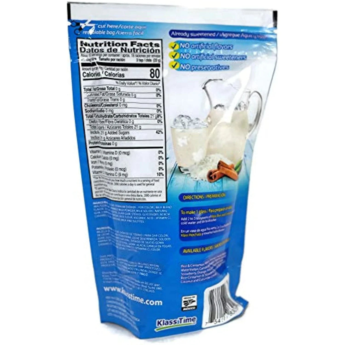 Aguas Sweetened (6) Frescas Mix, Oz Klass And 14.1 Rice Instant Drink Cinnamon Horchata