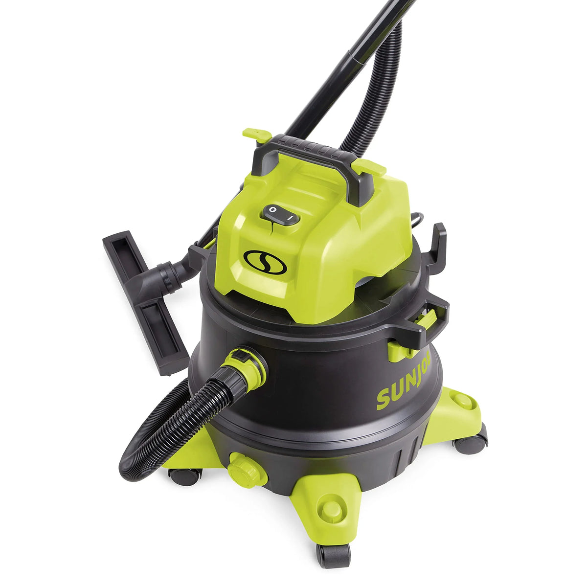 Shop Sun Joe Filtration, Black/Green 8-Gallon HEPA Peak w/Cleaning HP 6.5 Wet/Dry 1200-Watt Attachments, Wheeled SWD8000 Restored Vacuum, (Refurbished)