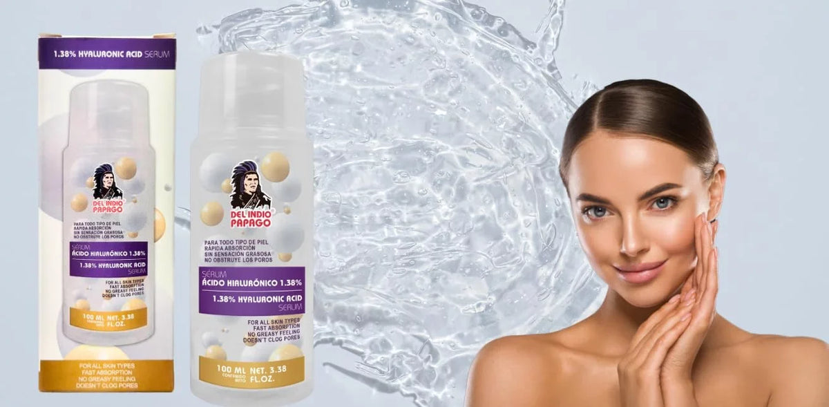 Acid each) + (3.38 Serum & Soap Papago Del Hyaluronic (2oz Oz) Day Fl + creams Indio Tepezcohuite (125g) Tepezcohuite Night