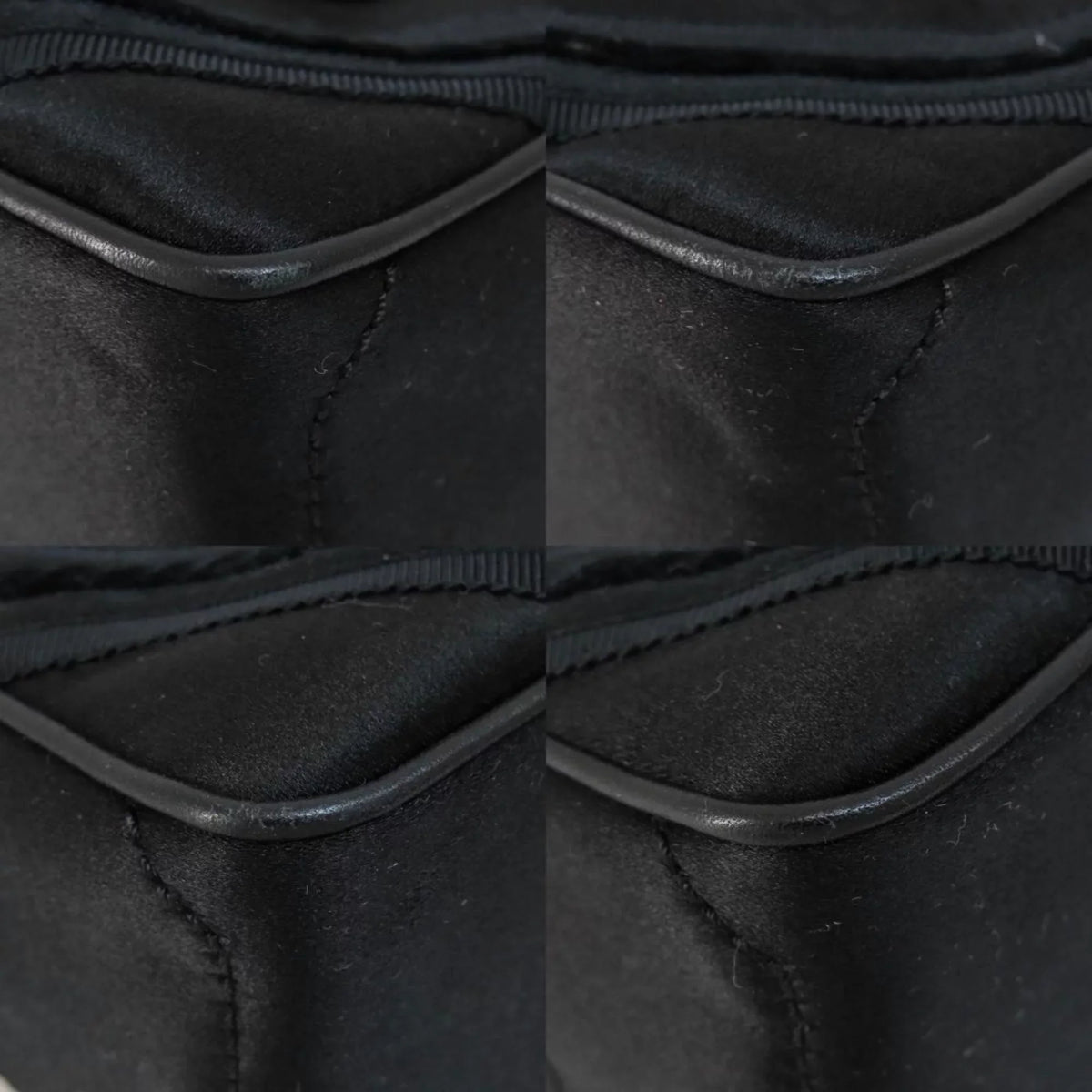 satin Pre-Owned CELINE boogie Celine handbag bag (Good) ladies